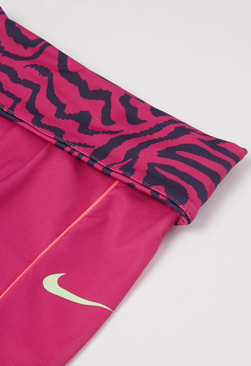 Nike - Nkg electric zebra legging - fireberry