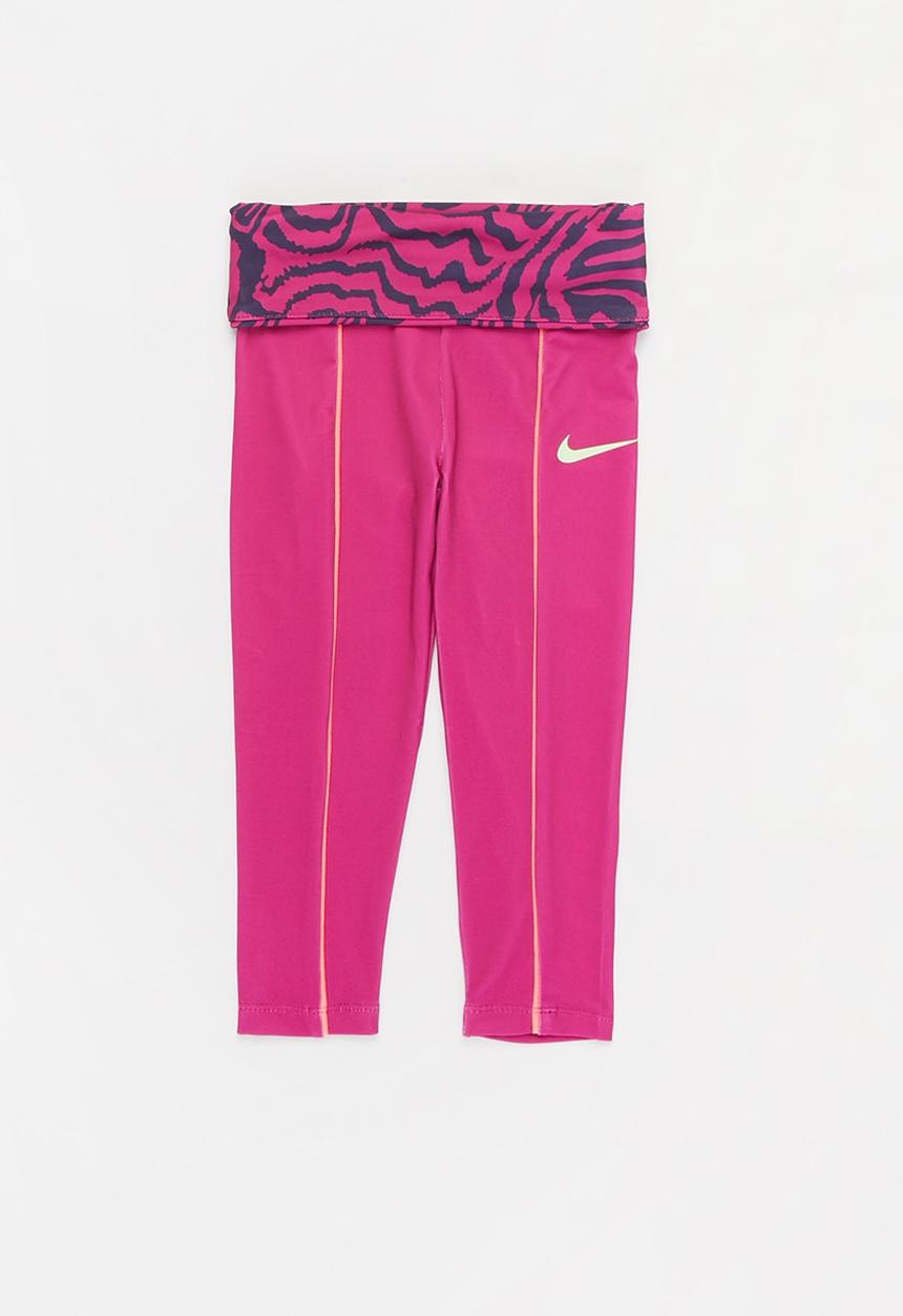 Nike - Nkg electric zebra legging - fireberry