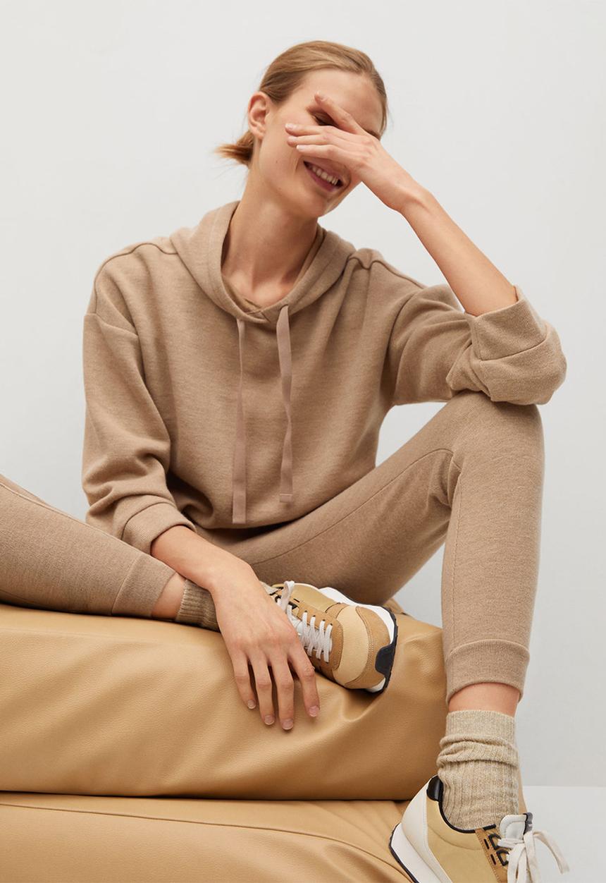 MANGO - Trousers maxime7 - beige
