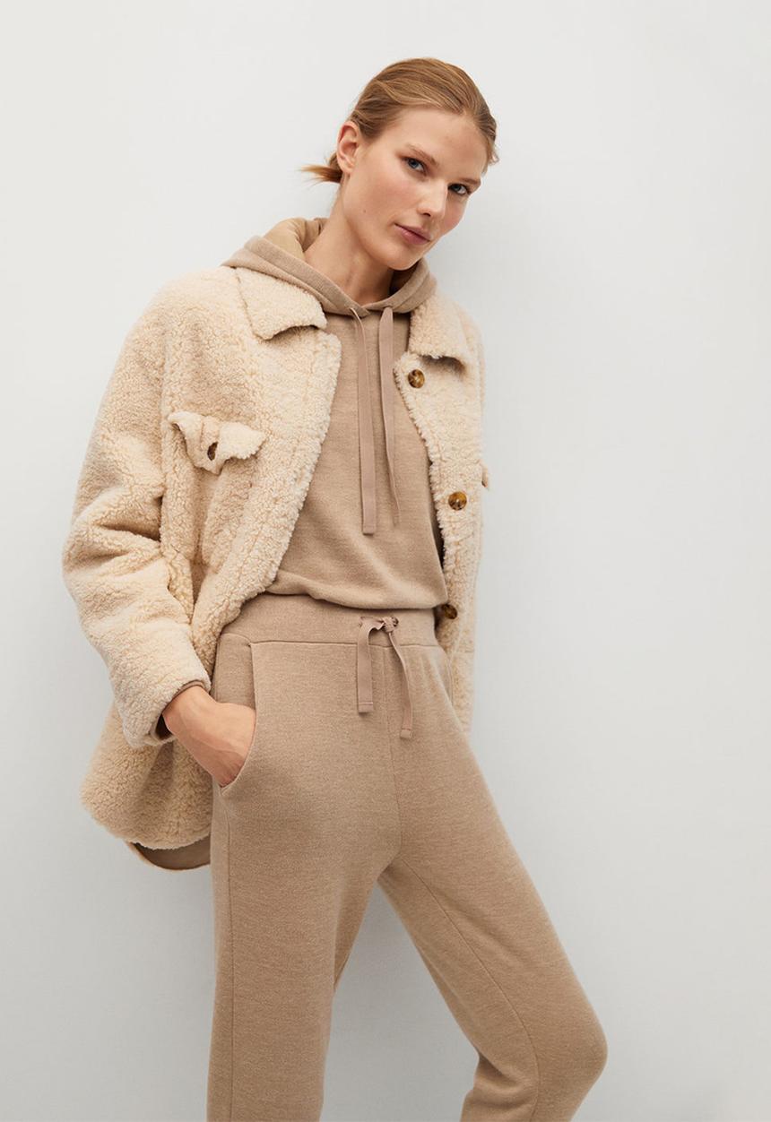 MANGO - Trousers maxime7 - beige