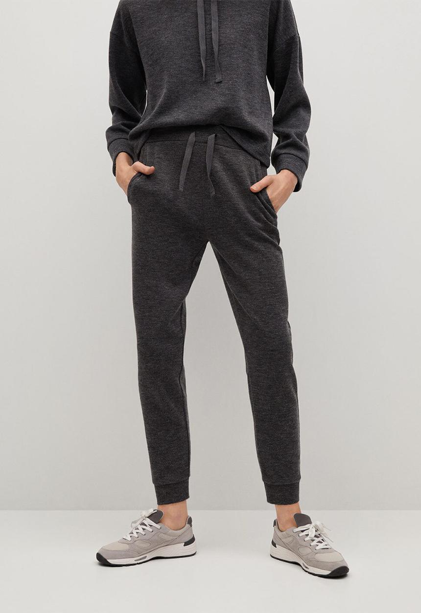 MANGO - Trousers maxime7 - dark grey