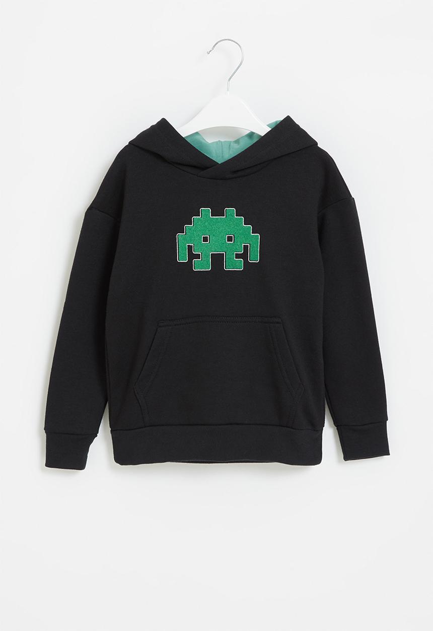 Pop Candy - Boys graphic printed sweatshirt - black