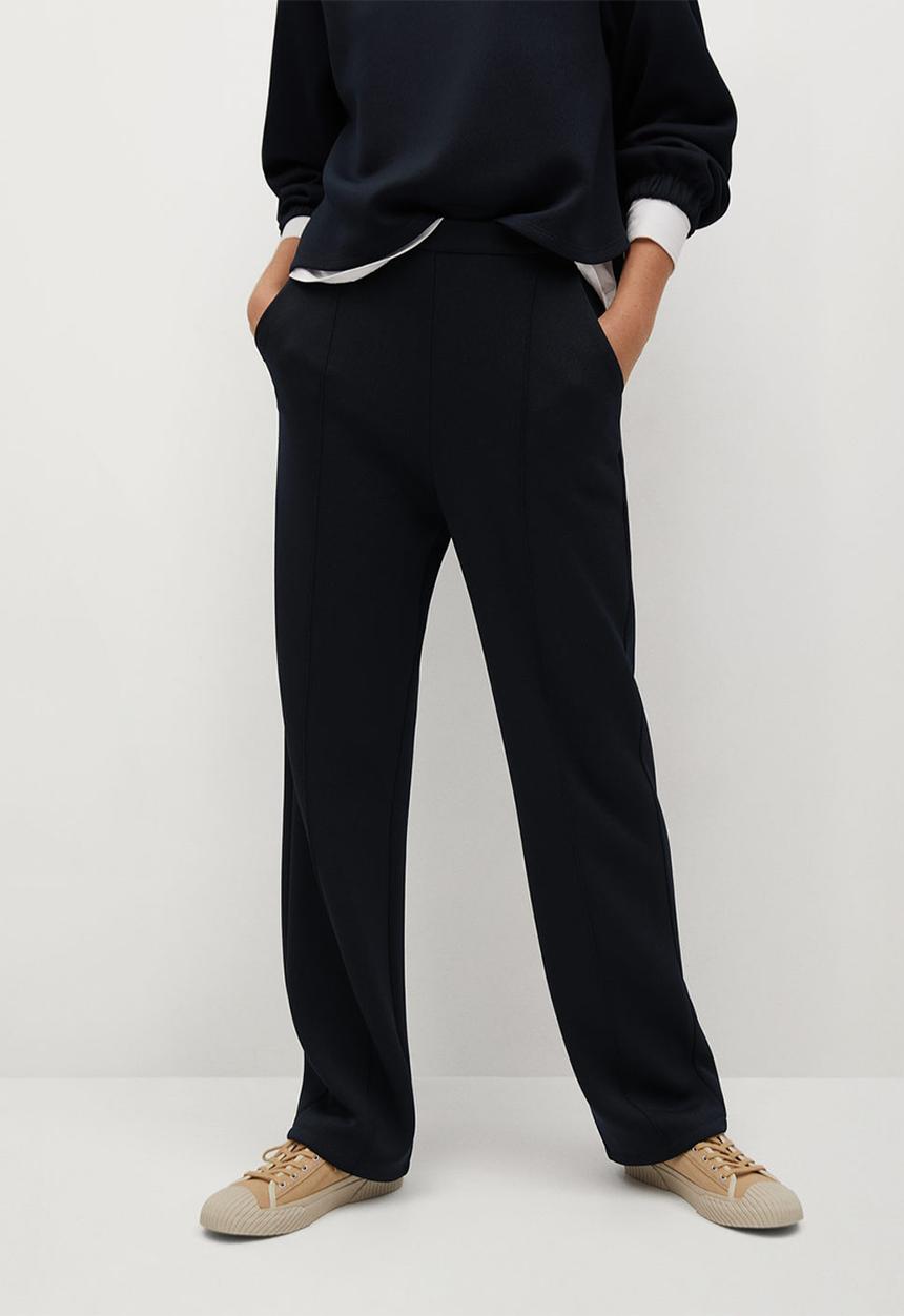 MANGO - Trousers tammy - navy