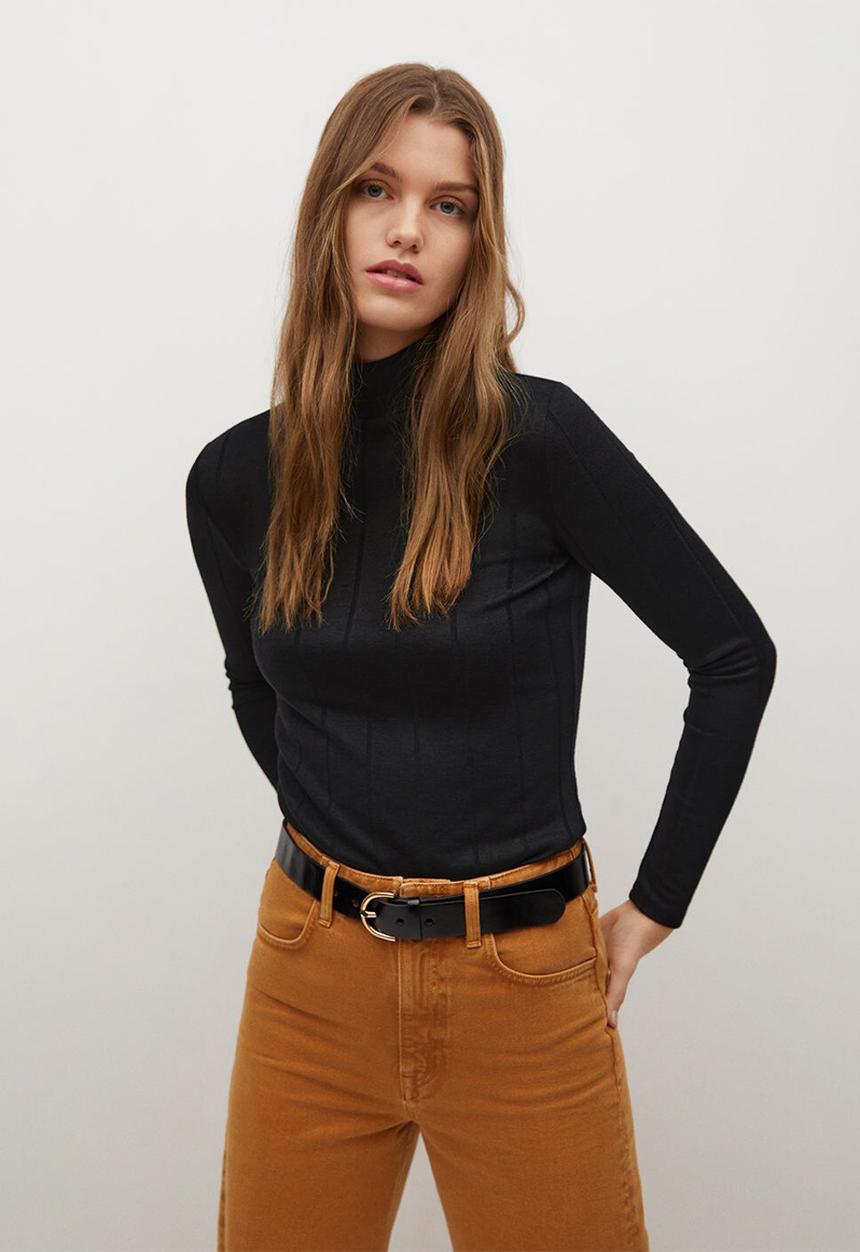 MANGO - T-shirt lilo - black