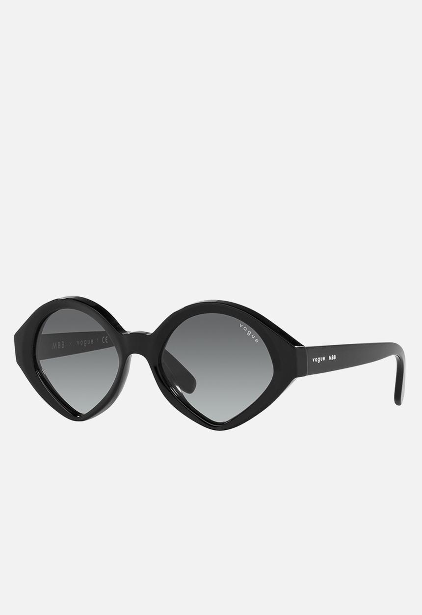 Vogue Eyewear - Vogue x mbb irregular sunglasses - black