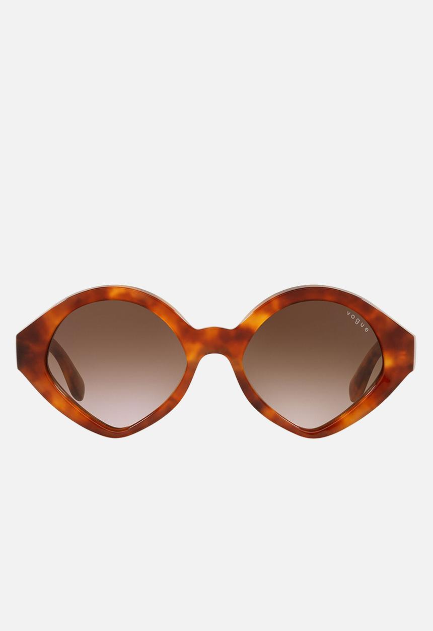 Vogue Eyewear - Vogue x mbb irregular sunglasses - yellow havana