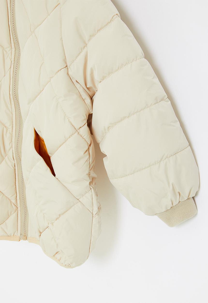 Pop Candy - Quilted puffer jacket - beige