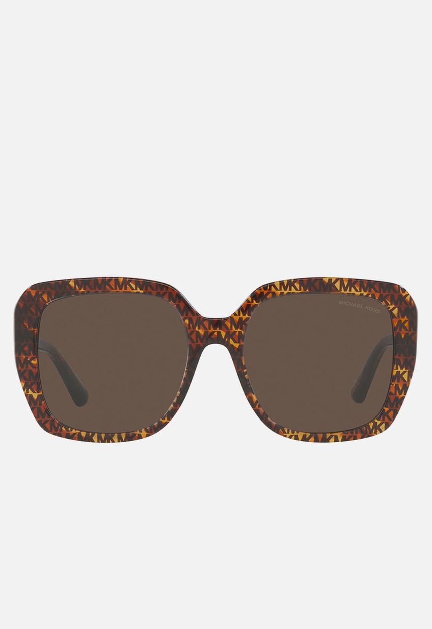 Michael Kors Eyewear - Manhasset square - mk logo print tortoise