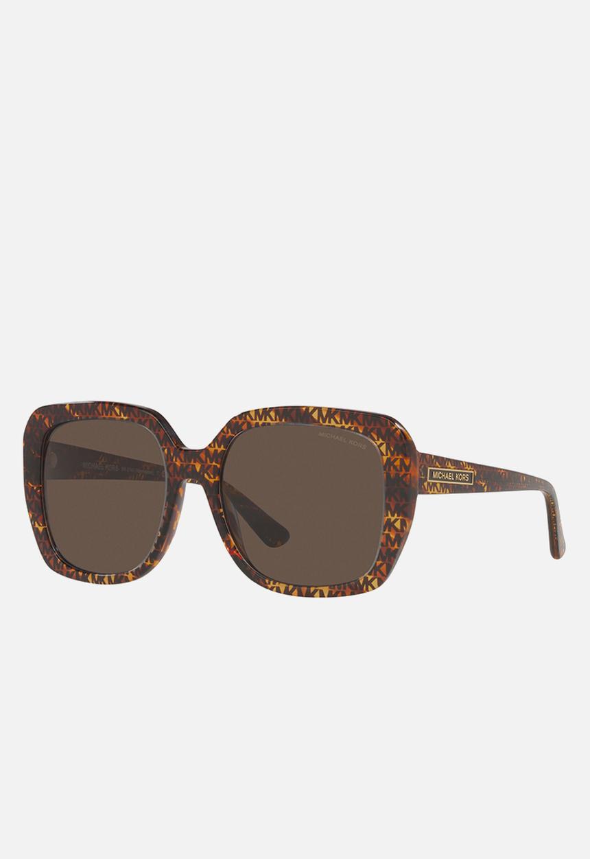 Michael Kors Eyewear - Manhasset square - mk logo print tortoise