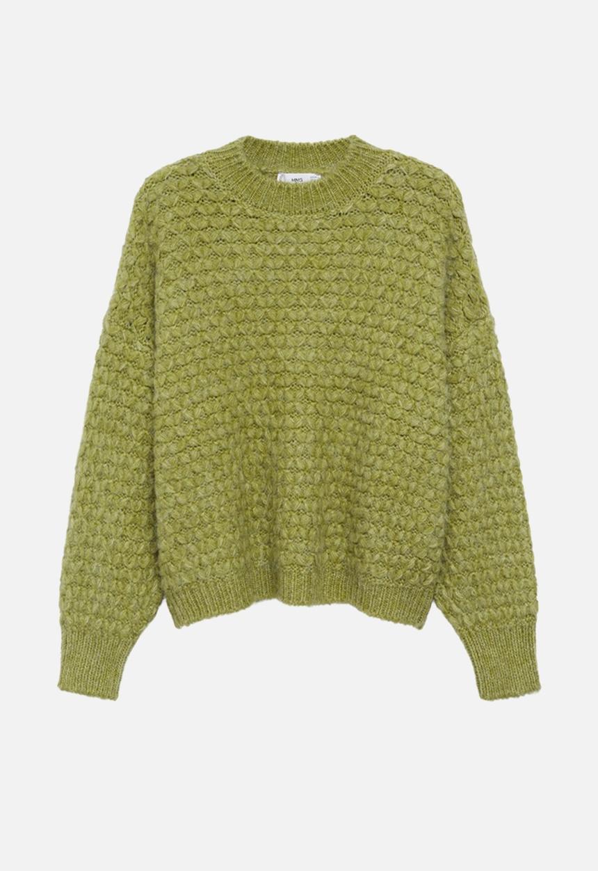 MANGO - Sweater norman - green