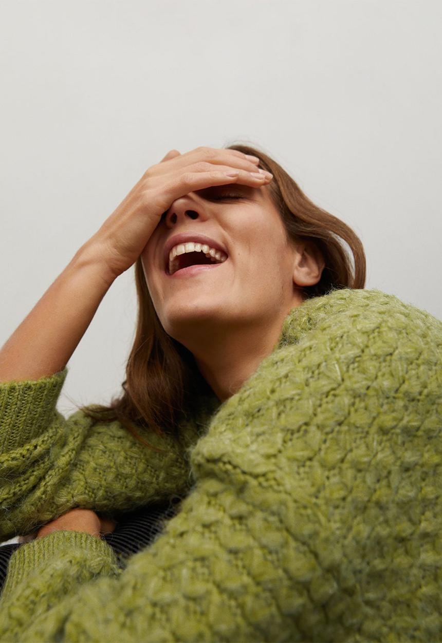MANGO - Sweater norman - green