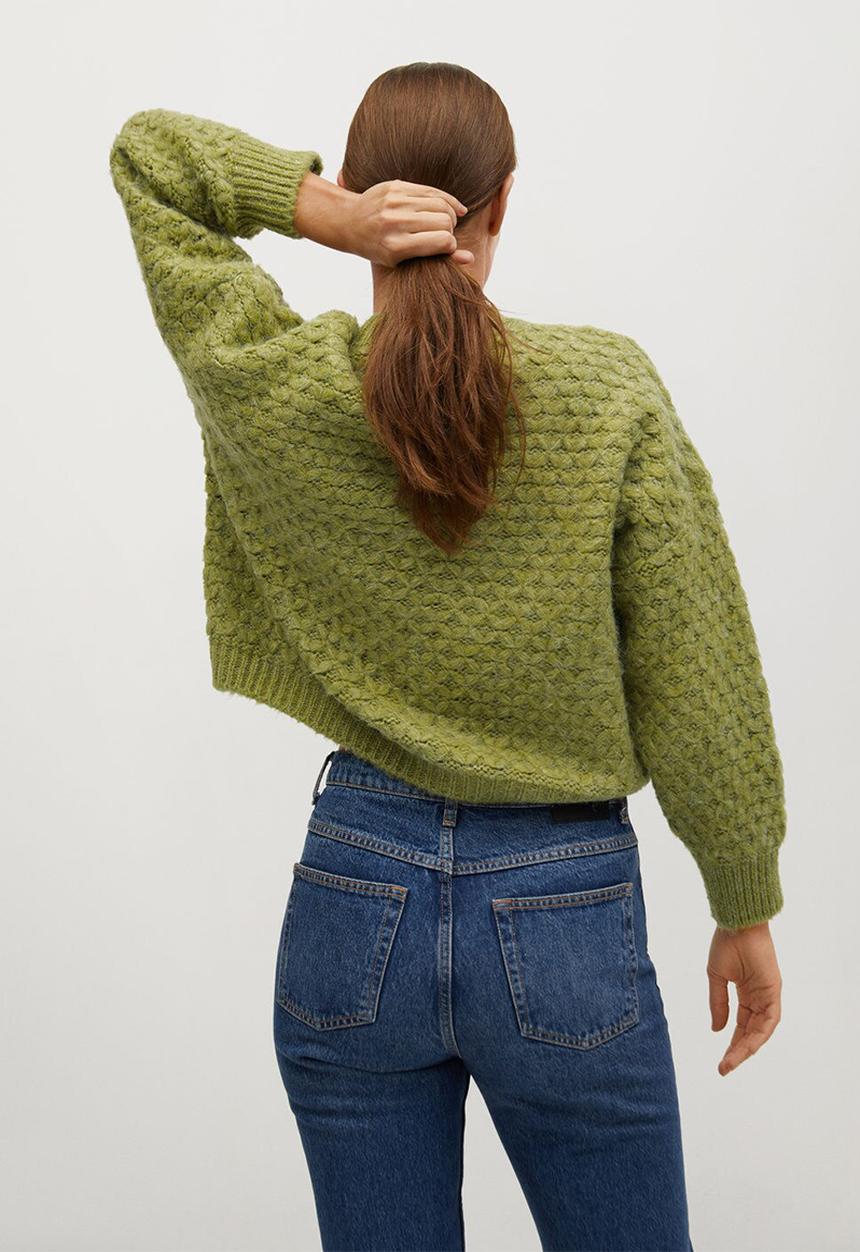 MANGO - Sweater norman - green
