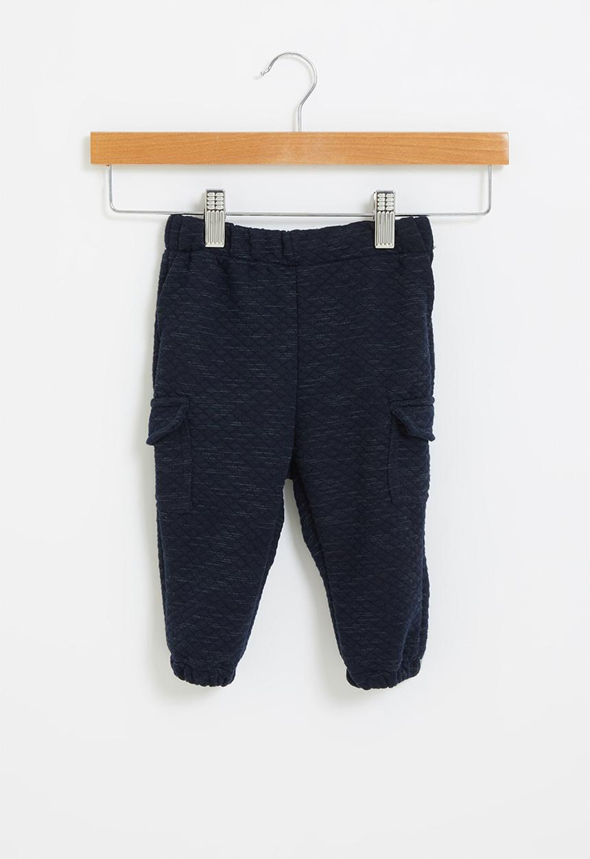 Pop Candy - Baby boys cargo jogger - navy