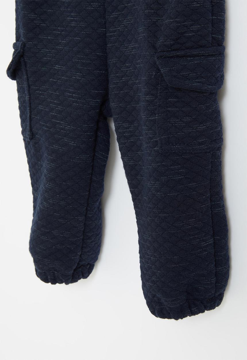 Pop Candy - Baby boys cargo jogger - navy