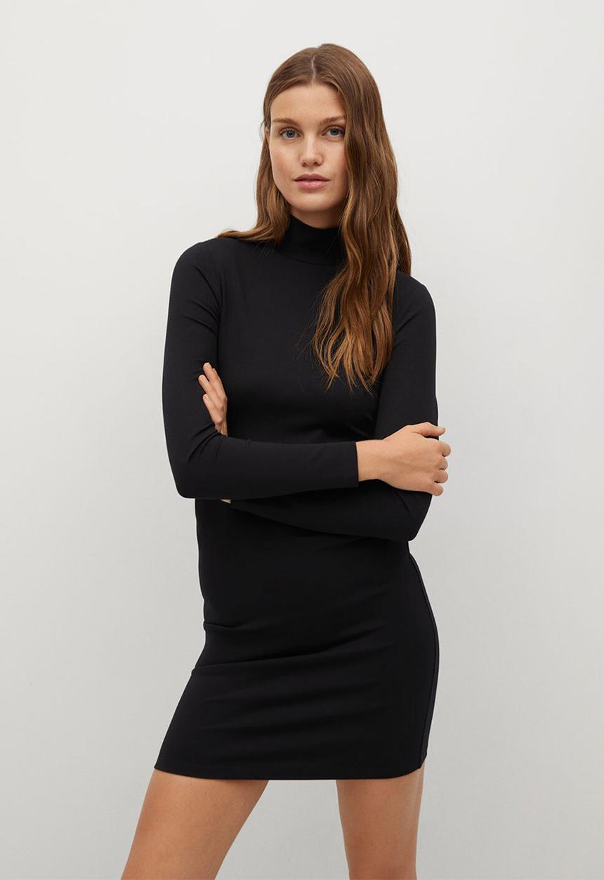 MANGO - Dress morisa - black