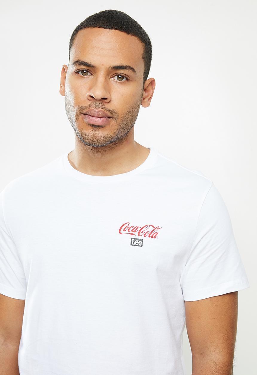 Lee  - Back flag print - white