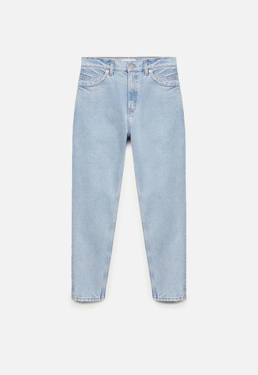 MANGO - Jeans mom - blue