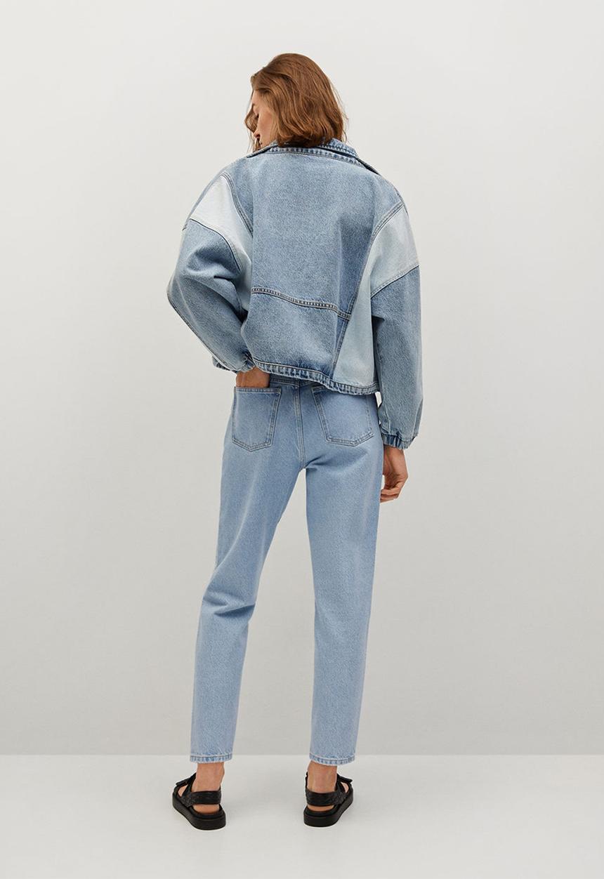 MANGO - Jeans mom - blue