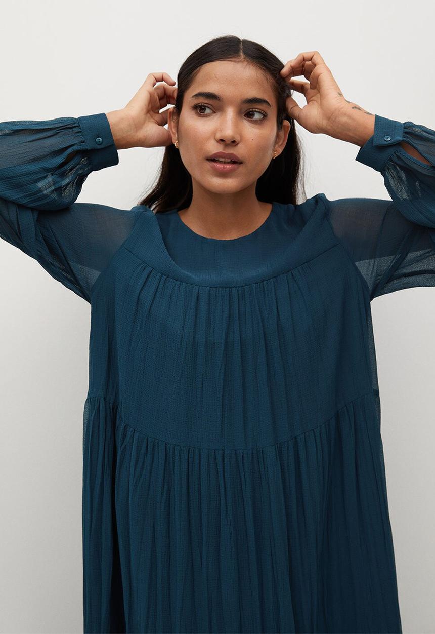 MANGO - Dress ara - blue