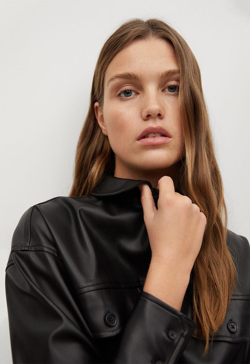 MANGO - Shirt cargo - black