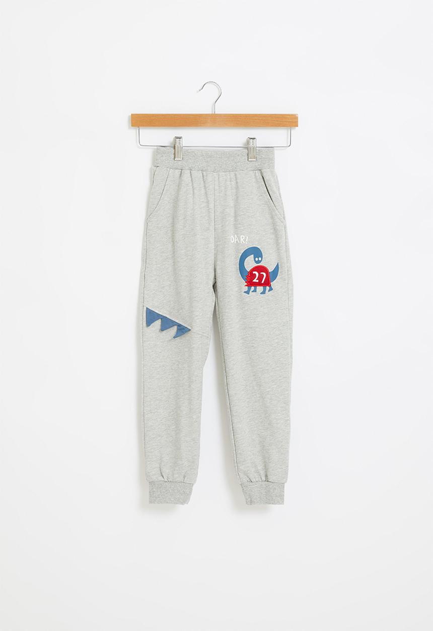 Pop Candy - Boys dino jogger - grey 