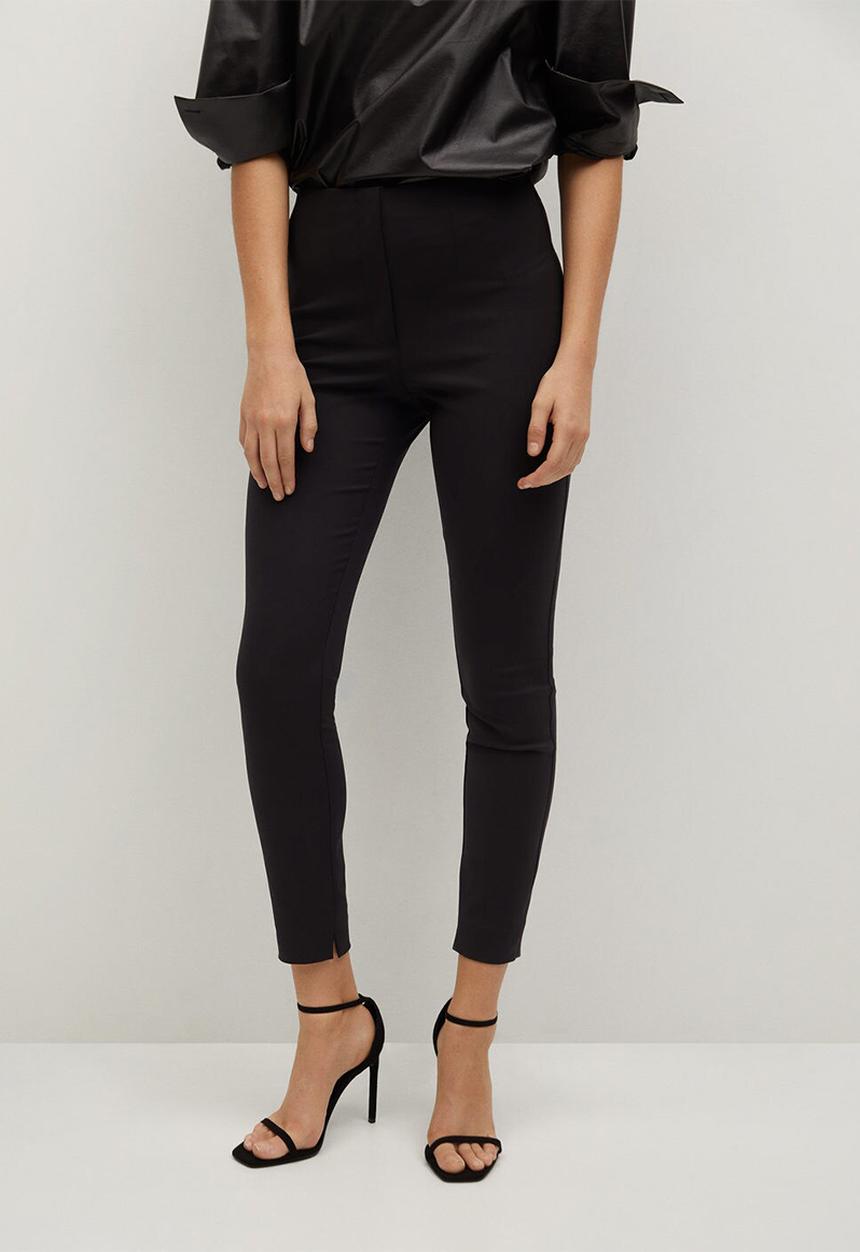 MANGO - Trousers avanti - black