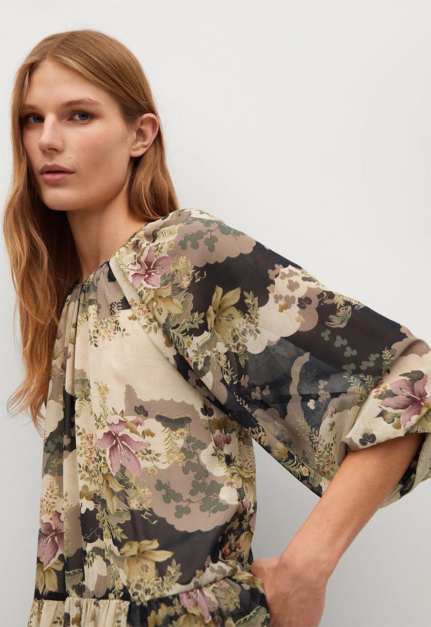 MANGO - Dress mulan - neutral