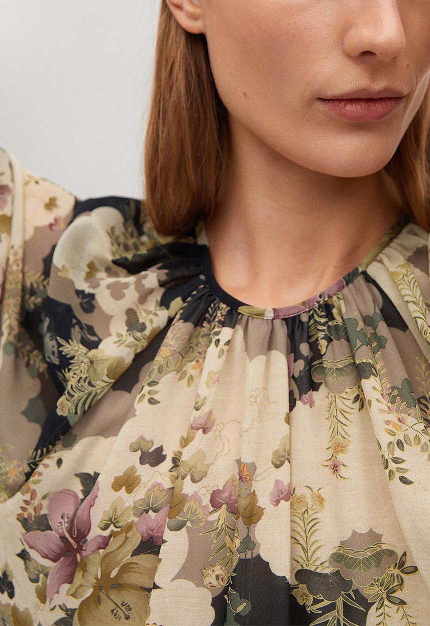 MANGO - Dress mulan - neutral