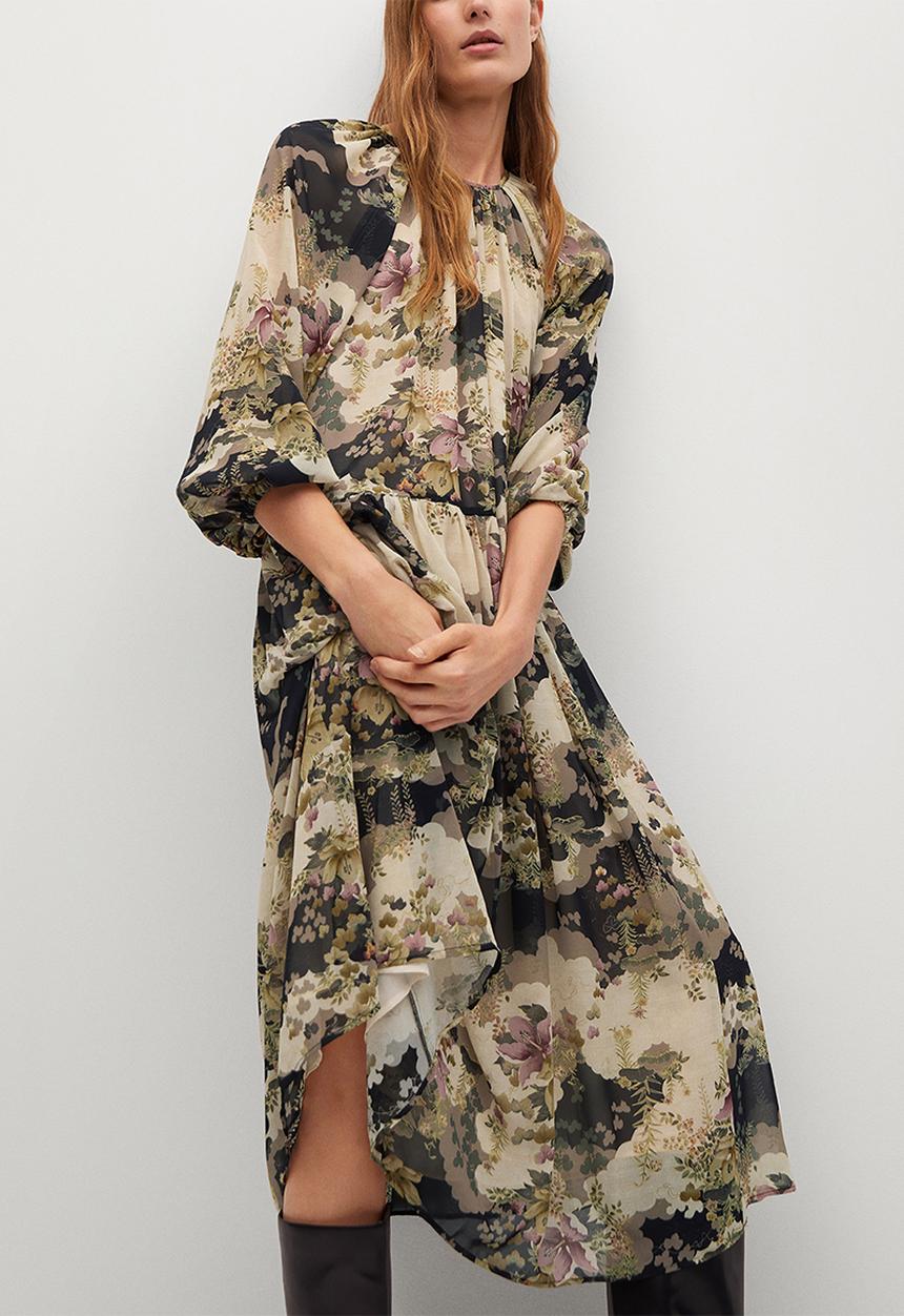 MANGO - Dress mulan - neutral