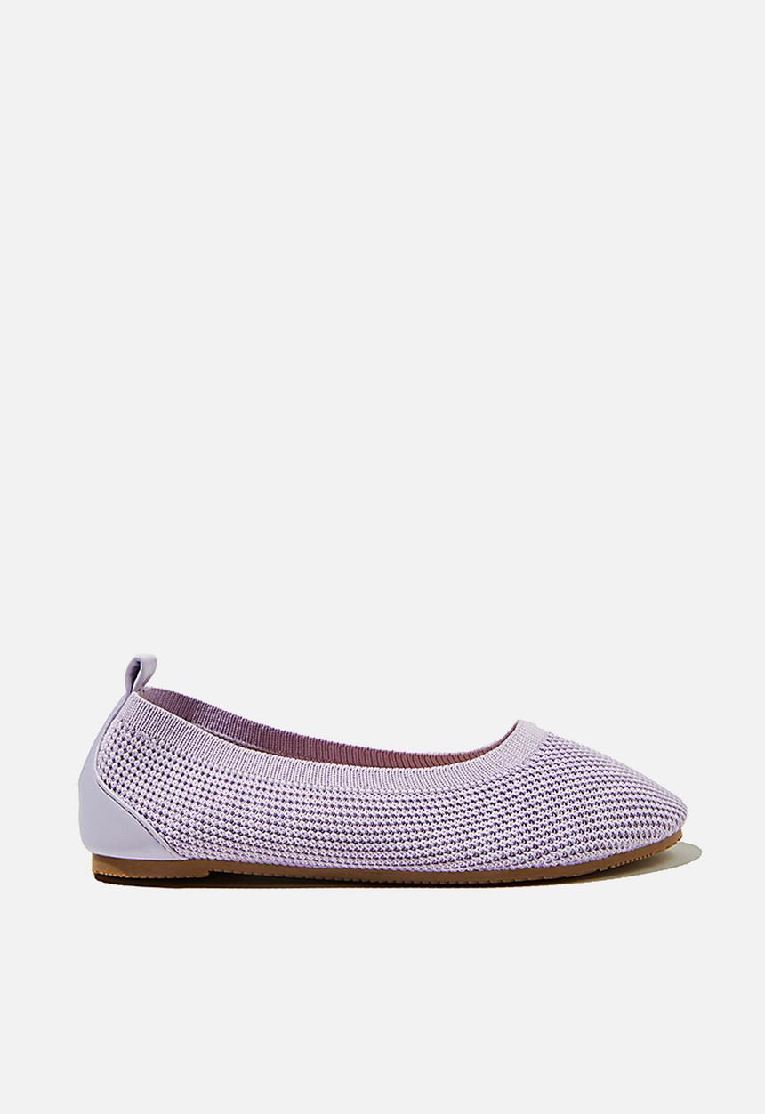 Cotton On - Knitted ballet flat - vintage lilac