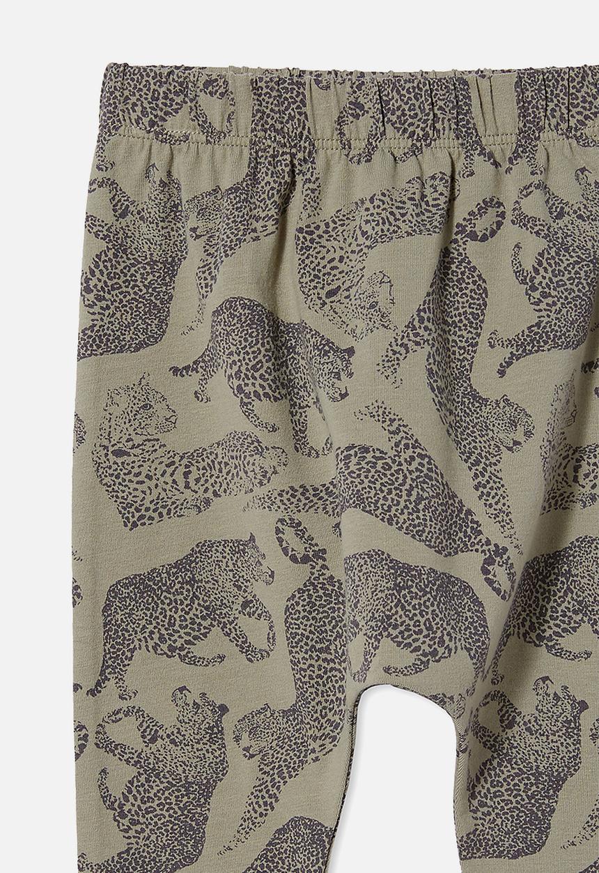 Cotton On - The legging - silver sage/charlie cheetah