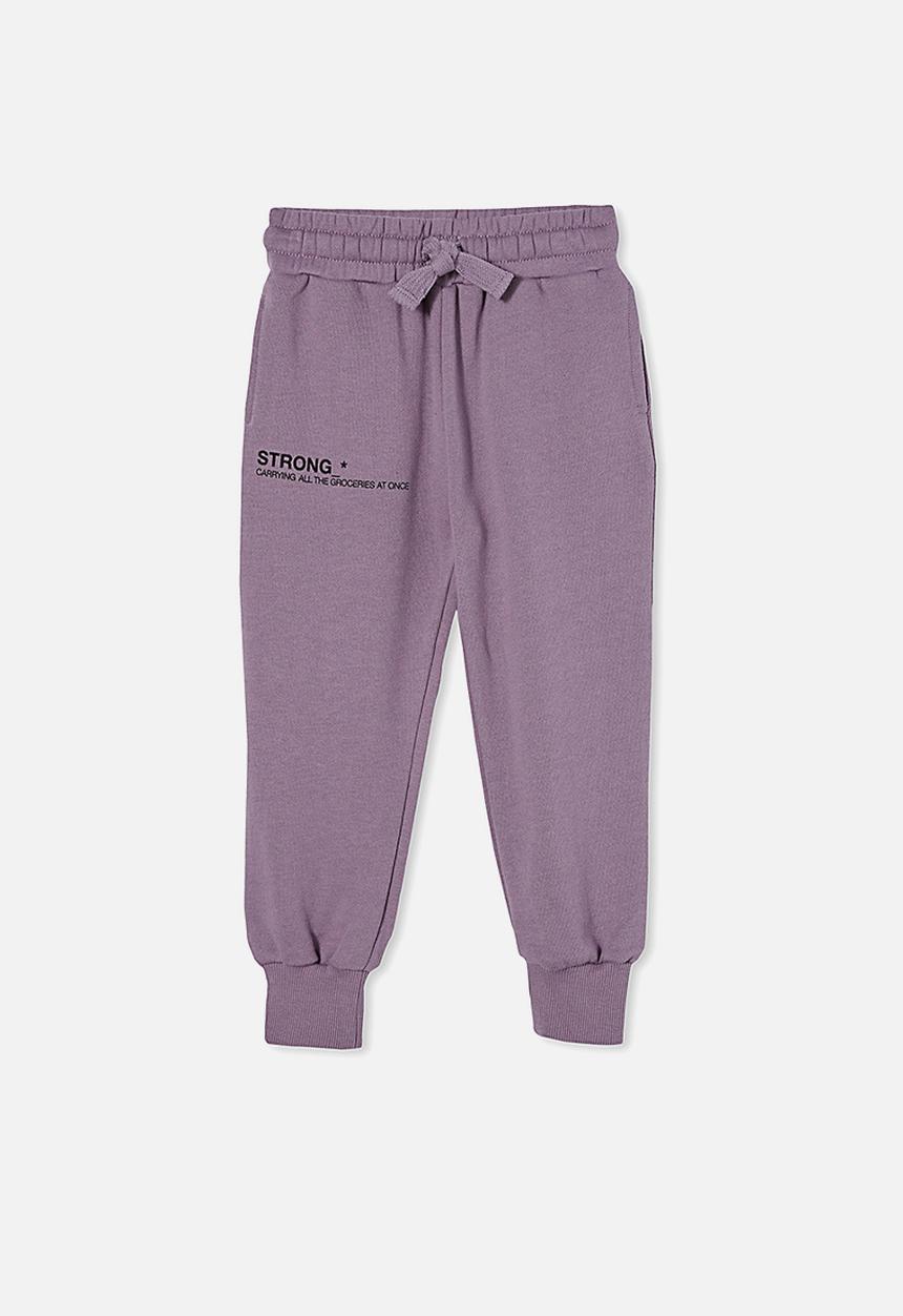 Cotton On - Marlo trackpant - dusk purple/strong