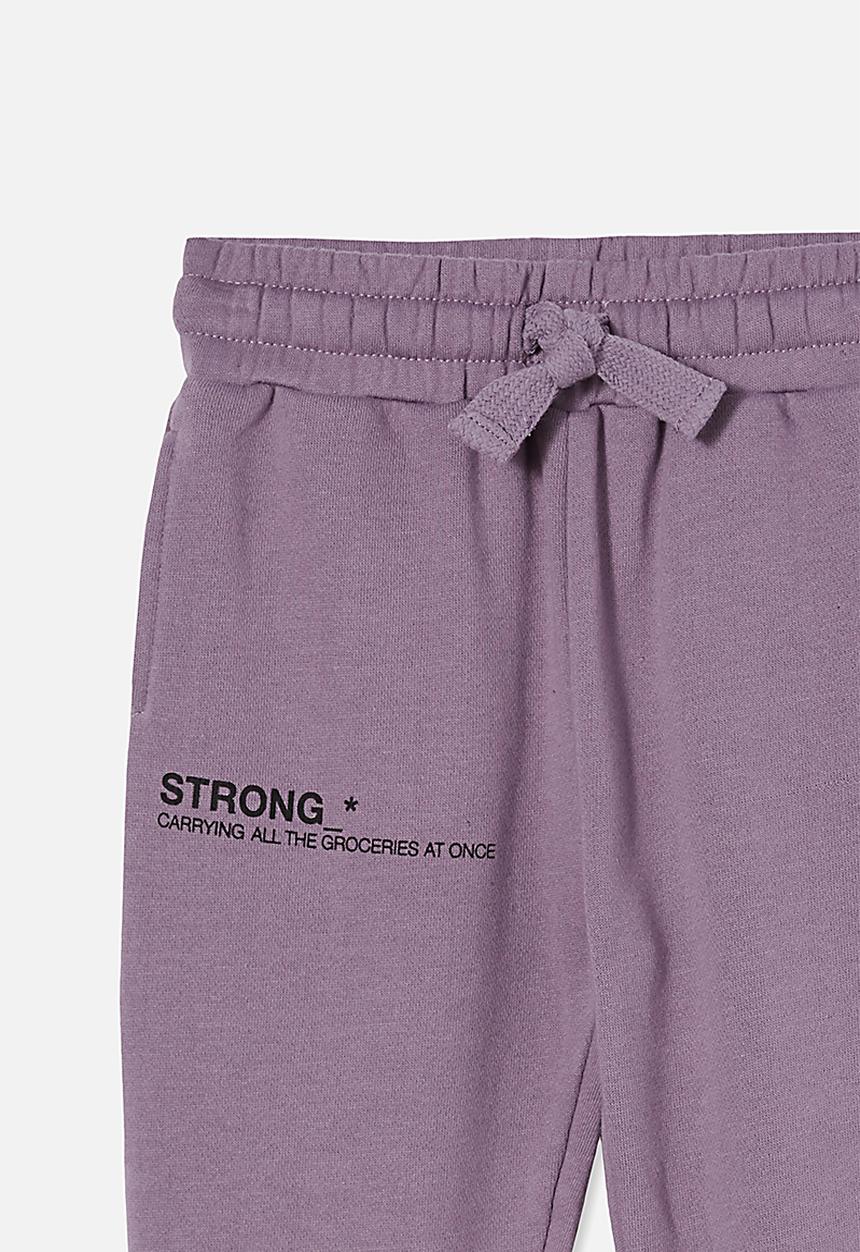 Cotton On - Marlo trackpant - dusk purple/strong