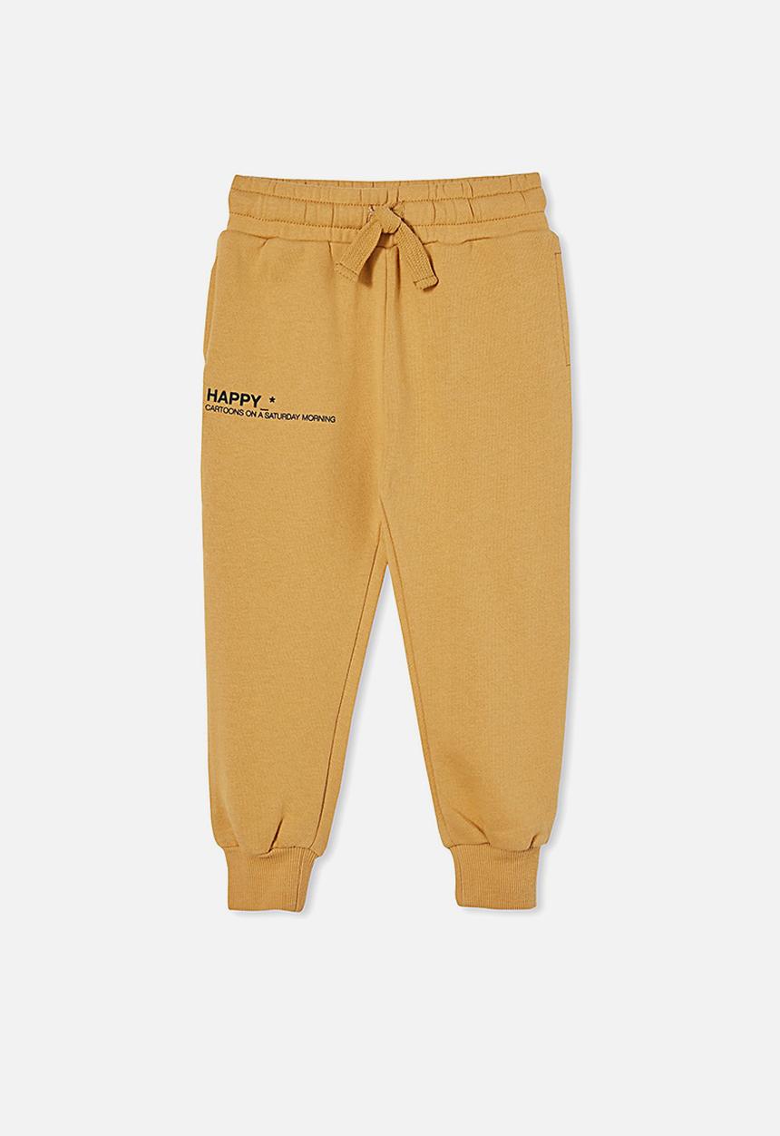 Cotton On - Marlo trackpant - honey gold/happy