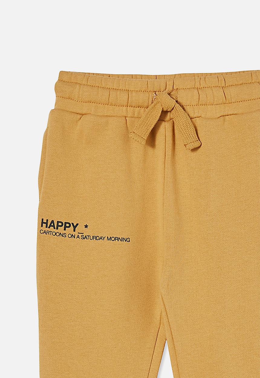 Cotton On - Marlo trackpant - honey gold/happy