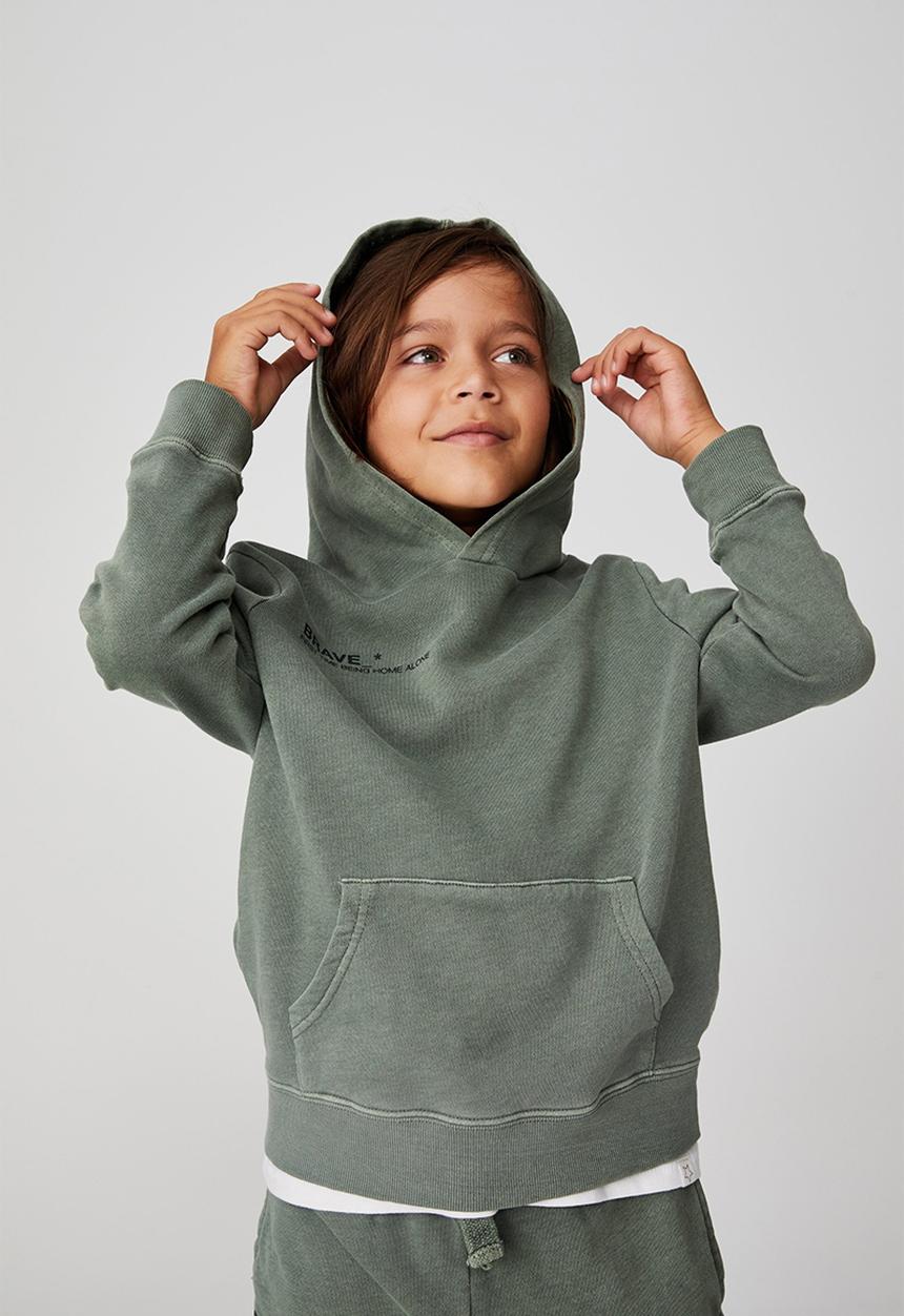 Cotton On - Milo hoodie - swag green/brave
