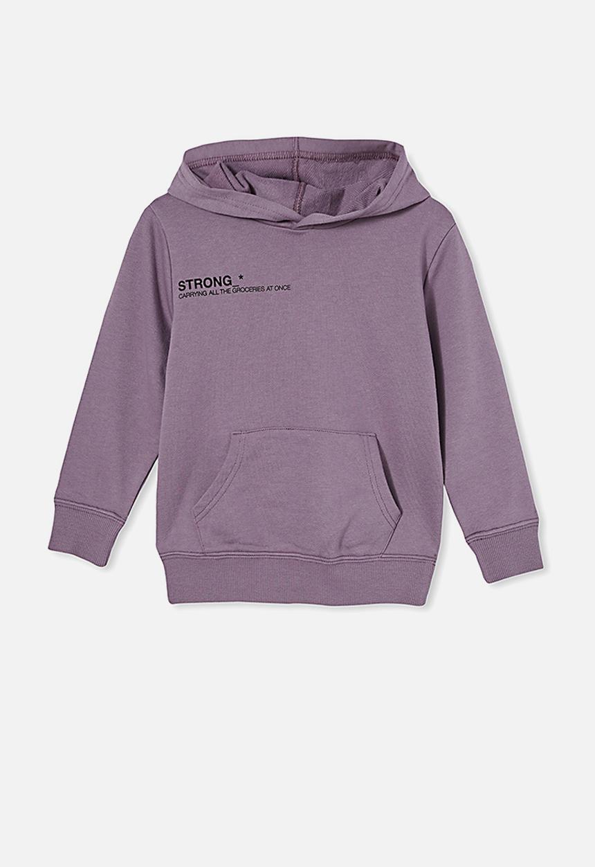 Cotton On - Milo hoodie - dusk purple/strong