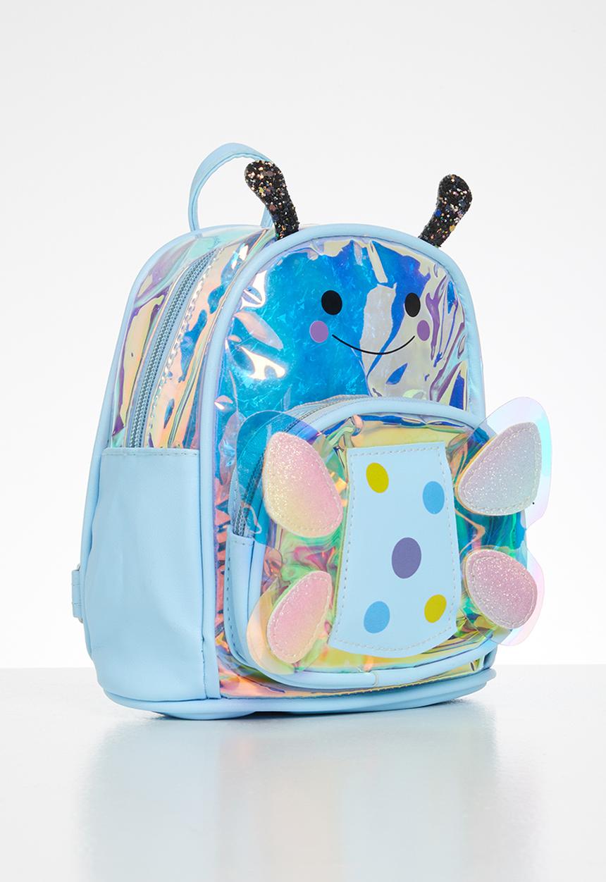Pop Candy - Girls butterfly backpack - blue