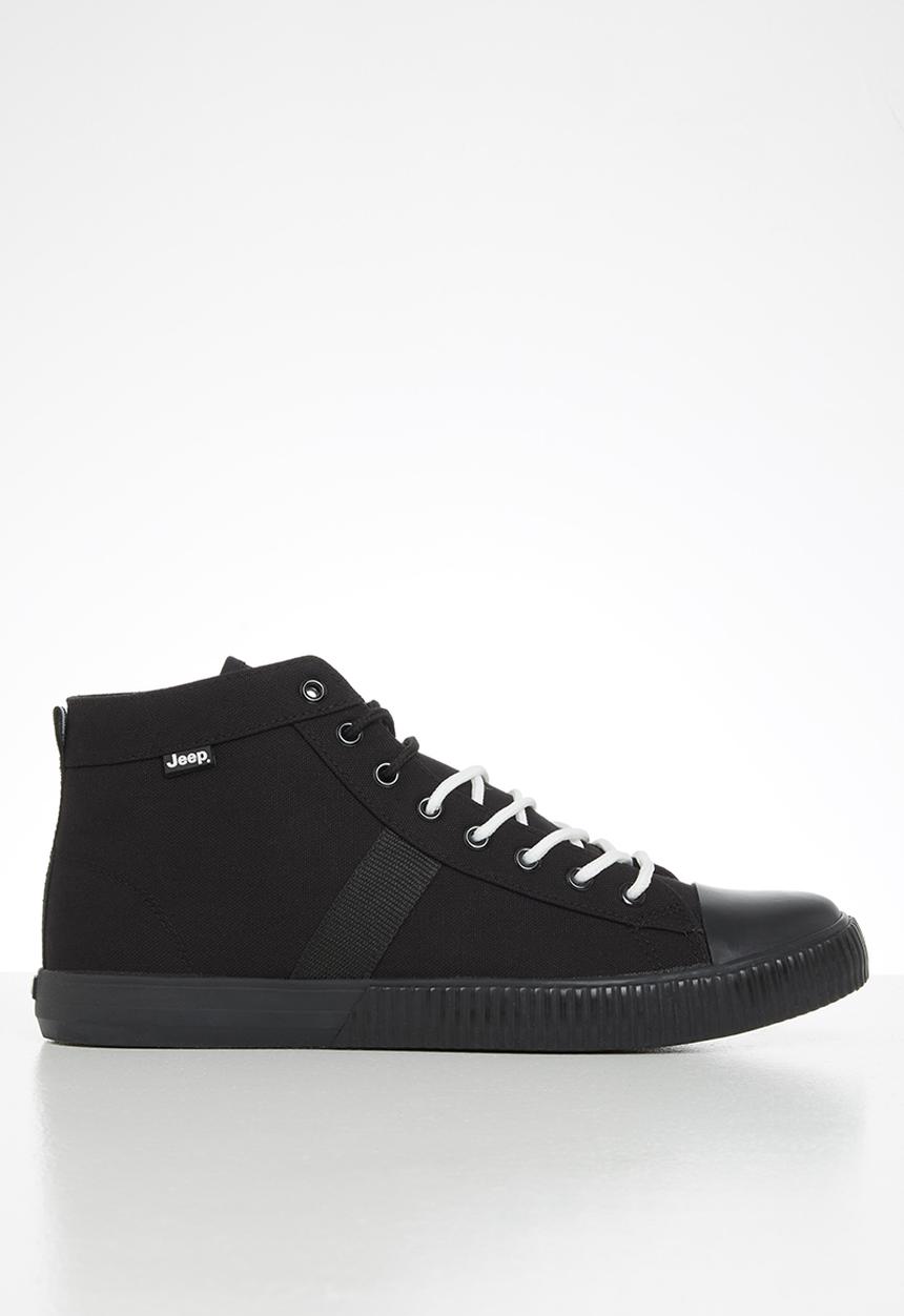 JEEP - Peg high-top sneaker - black