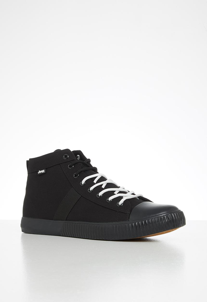 JEEP - Peg high-top sneaker - black