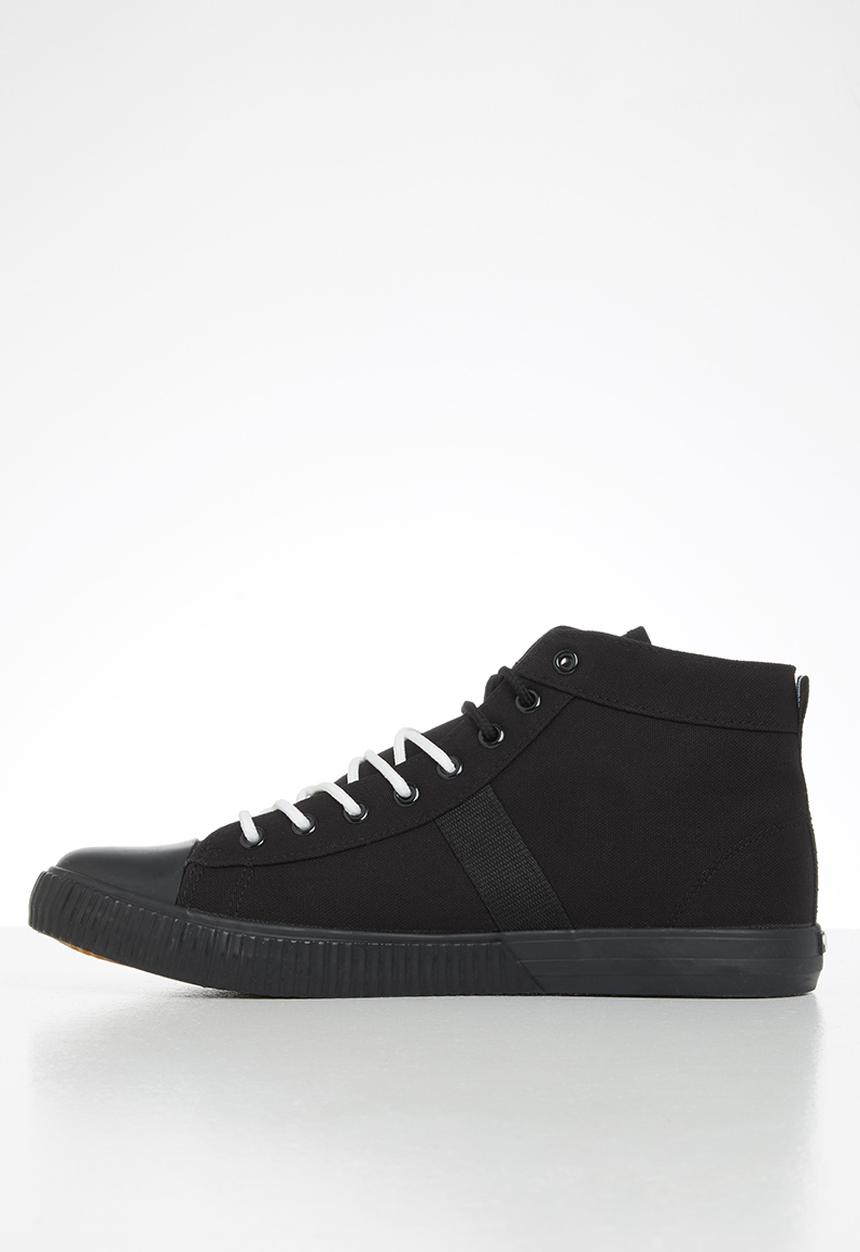 JEEP - Peg high-top sneaker - black