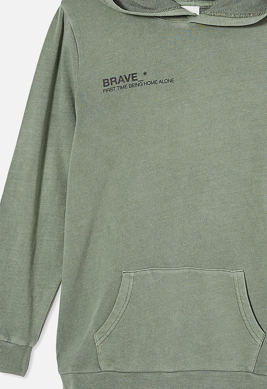 Free by Cotton On - Street hoodie - swag green/brave