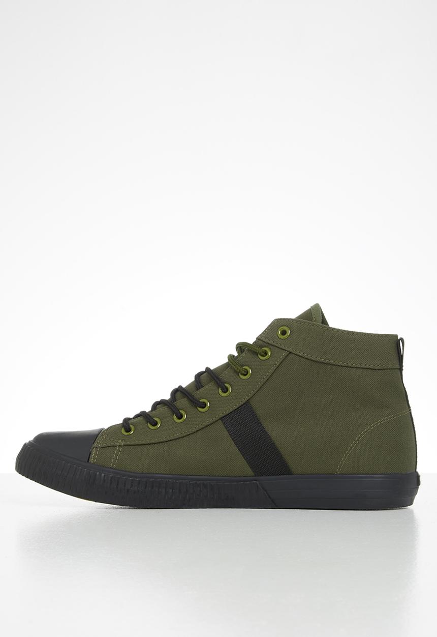 JEEP - Peg high-top sneaker - olive
