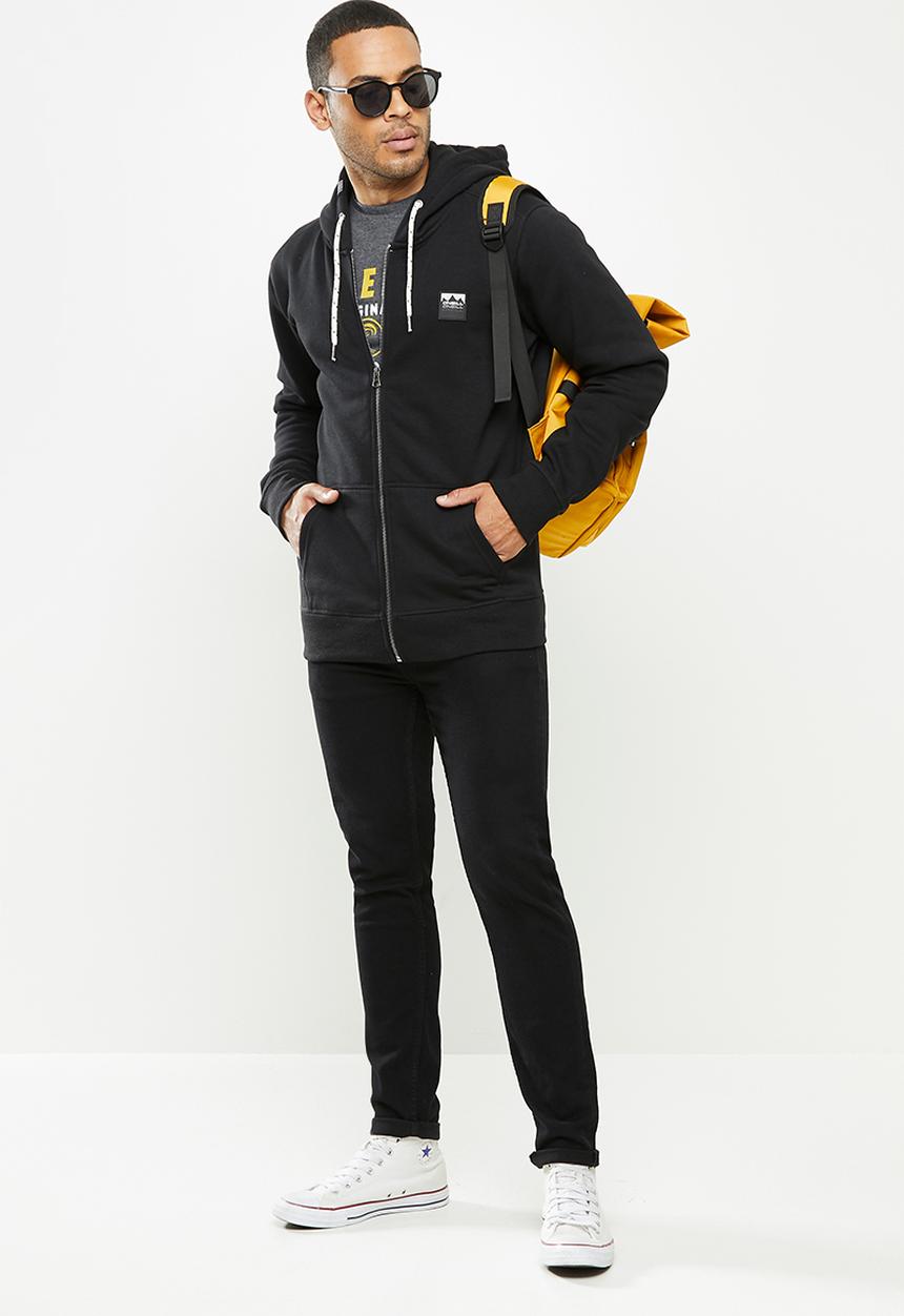 O'Neill - To the mountains zip thru hoodie - black