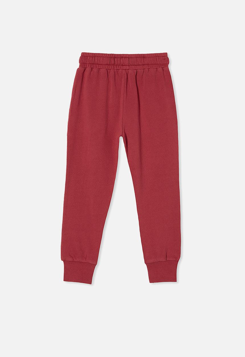 Cotton On - Marlo trackpant - fortune red/ epic