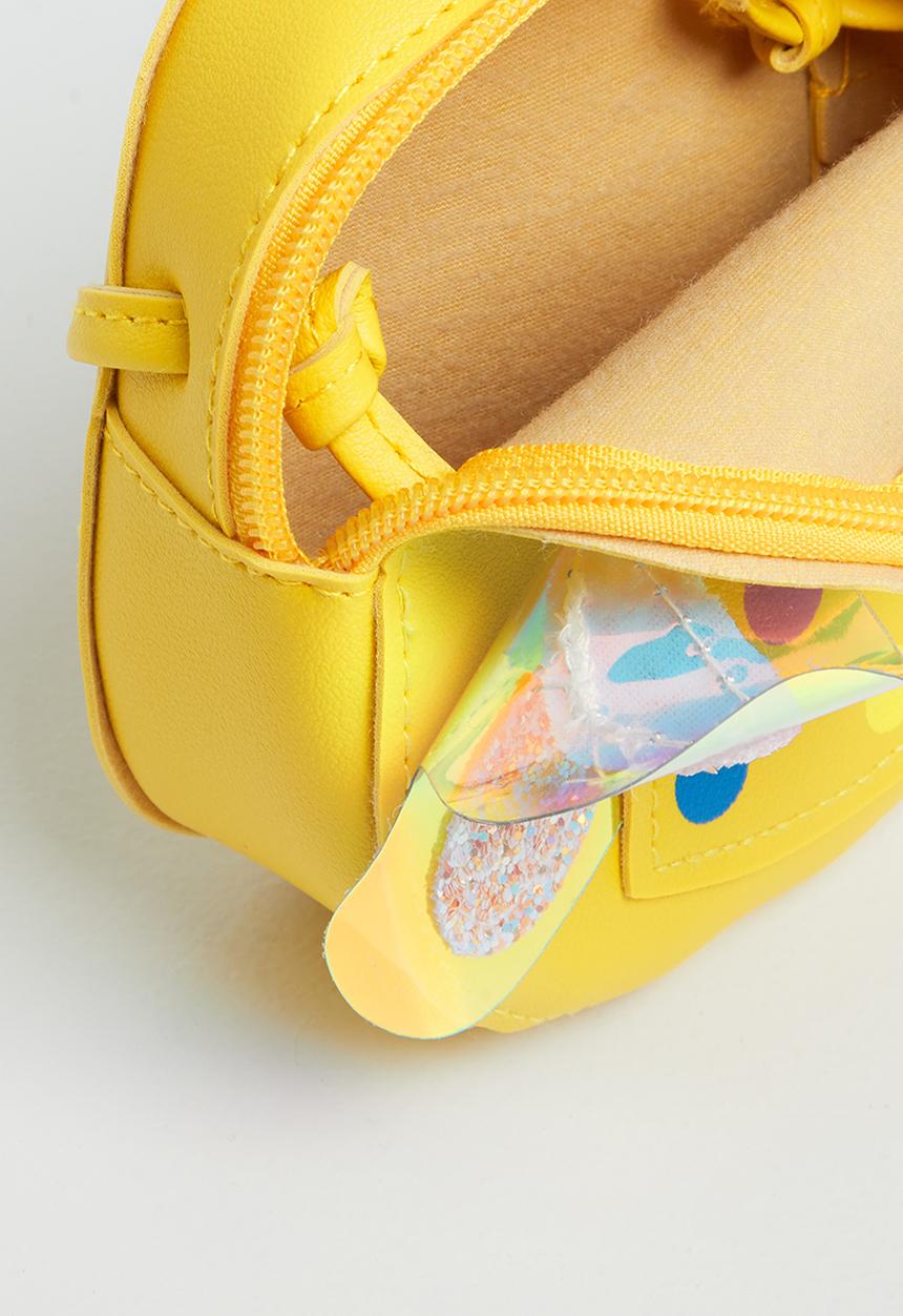 Pop Candy - Girls butterfly sling bag - yellow