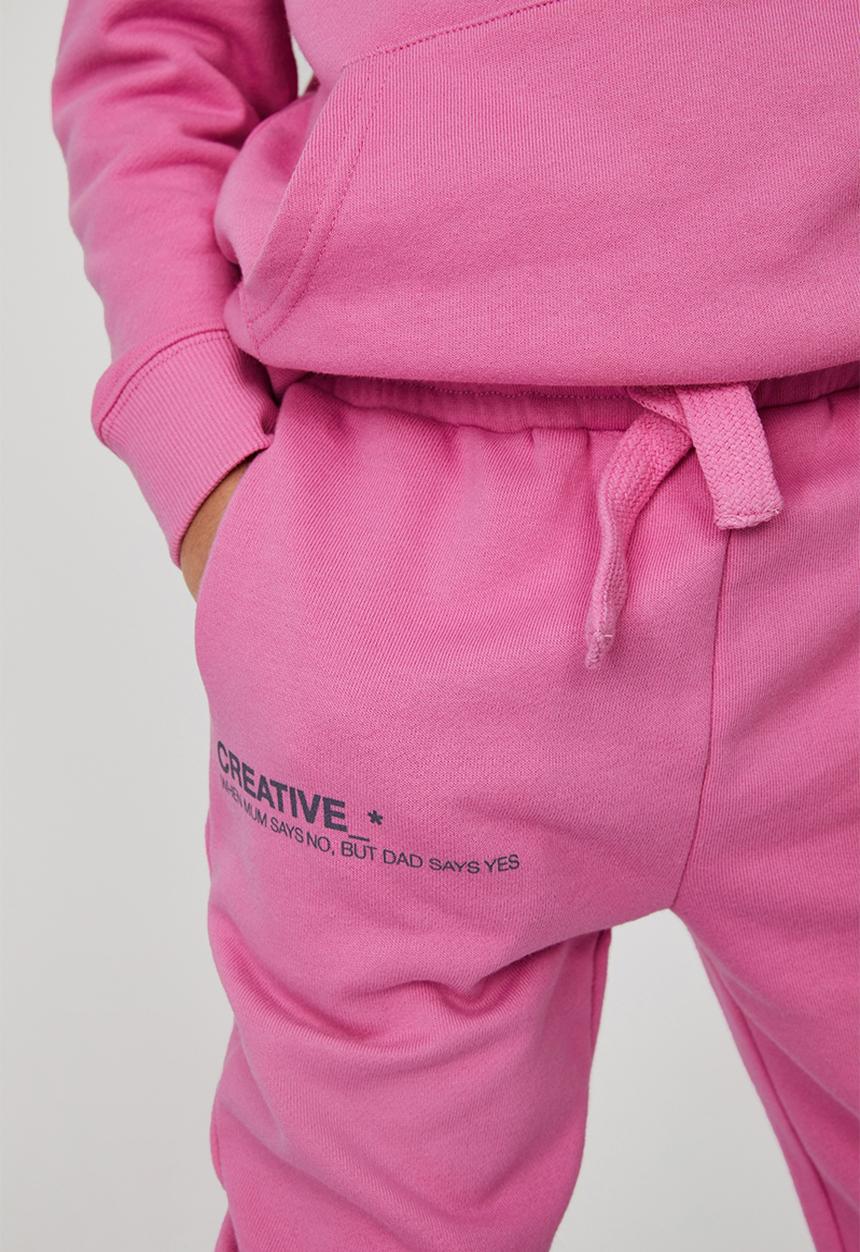 Cotton On - Marlo trackpant - pink gerbera/ creative