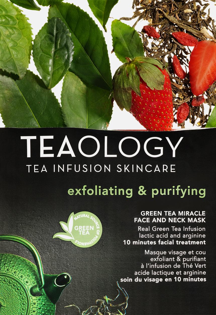 TEAOLOGY - Green Tea Miracle Face and Neck Mask