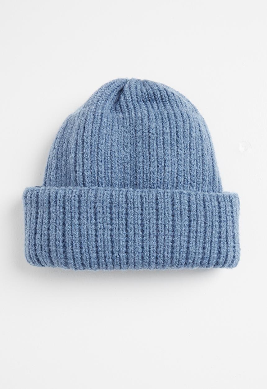 Pop Candy - Boys turn up beanie - blue