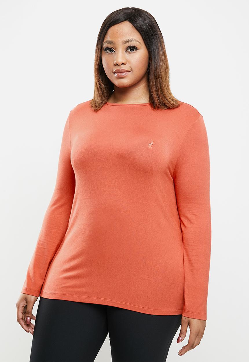POLO - Plus toronto long sleeve basic t-shirt - orange